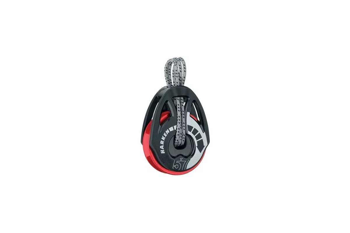 Poulie HARKEN 57mm CARBO T2 AUTO RATCHET RED