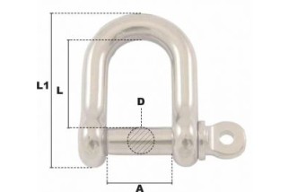 MANILLE droite  4mm